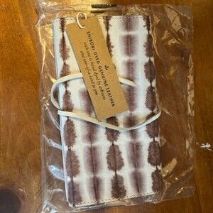 Anthropologie Shibori Dyed Genuine Leather